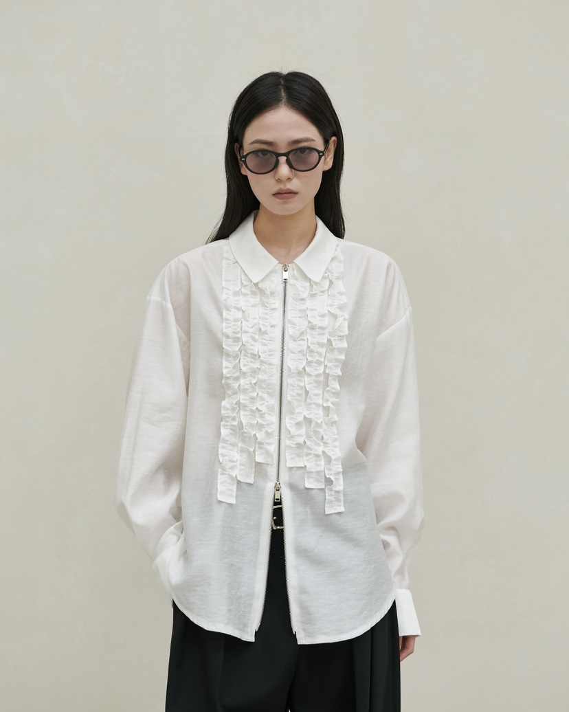 STAGE東大門實拍女裝新款推薦26春夏真品人氣時尚襯衫蕾絲衫STAGE襯衫/蕾絲衫