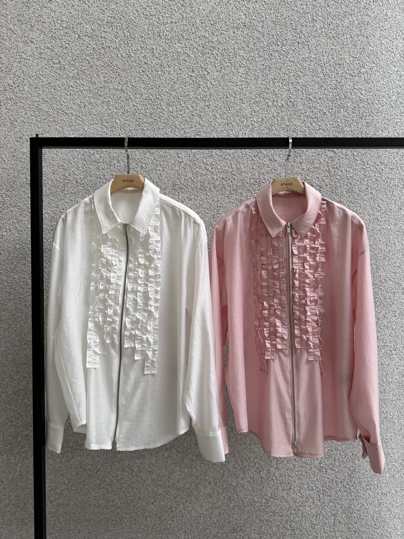 STAGE東大門實拍女裝新款推薦26春夏真品人氣時尚襯衫蕾絲衫STAGE襯衫/蕾絲衫