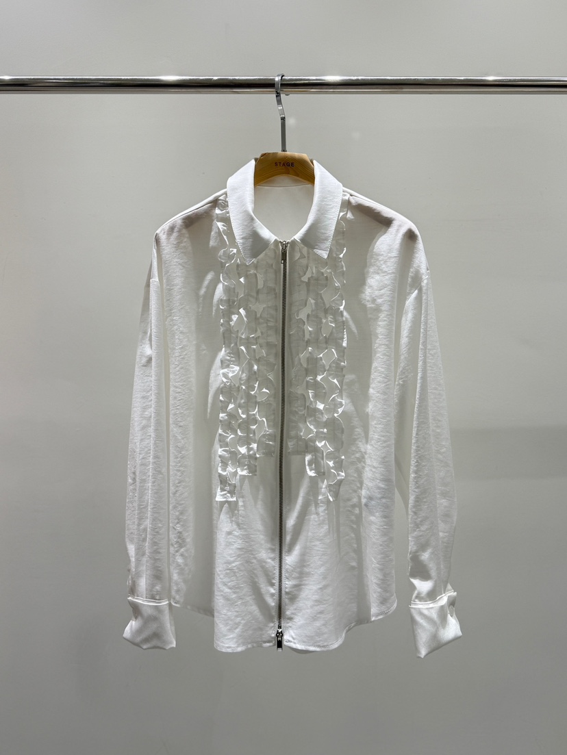 STAGE東大門實拍女裝新款推薦26春夏真品人氣時尚襯衫蕾絲衫STAGE襯衫/蕾絲衫圖色2