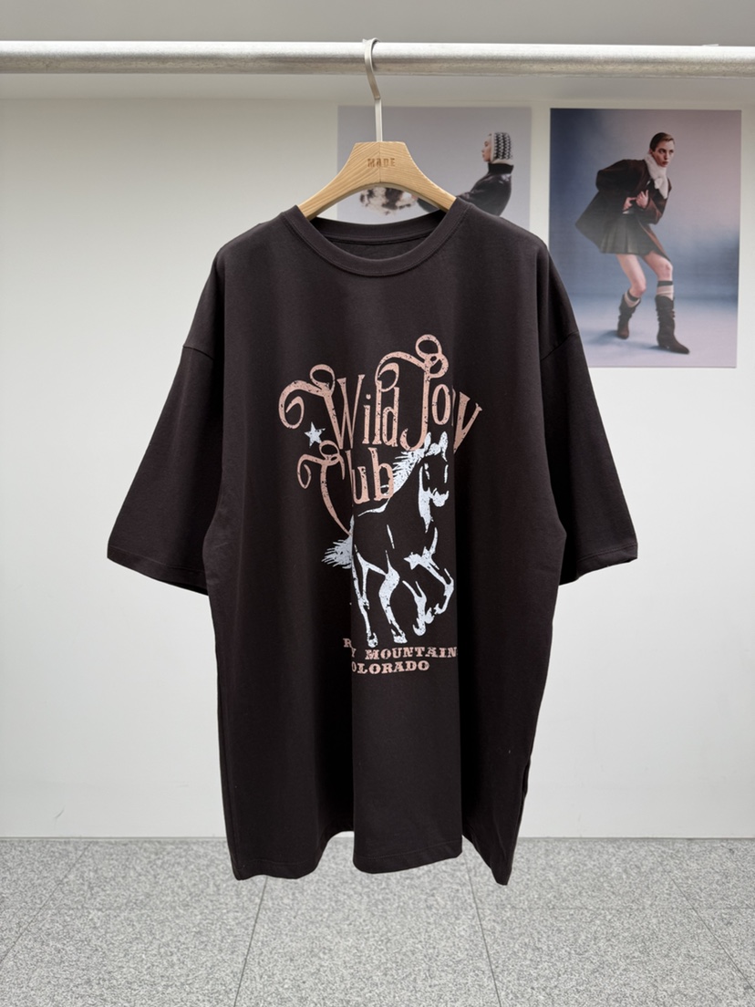 MADE-P韓國直郵女裝新款26春夏休閑人氣時尚推薦熱賣T恤MADE-PT恤圖色1