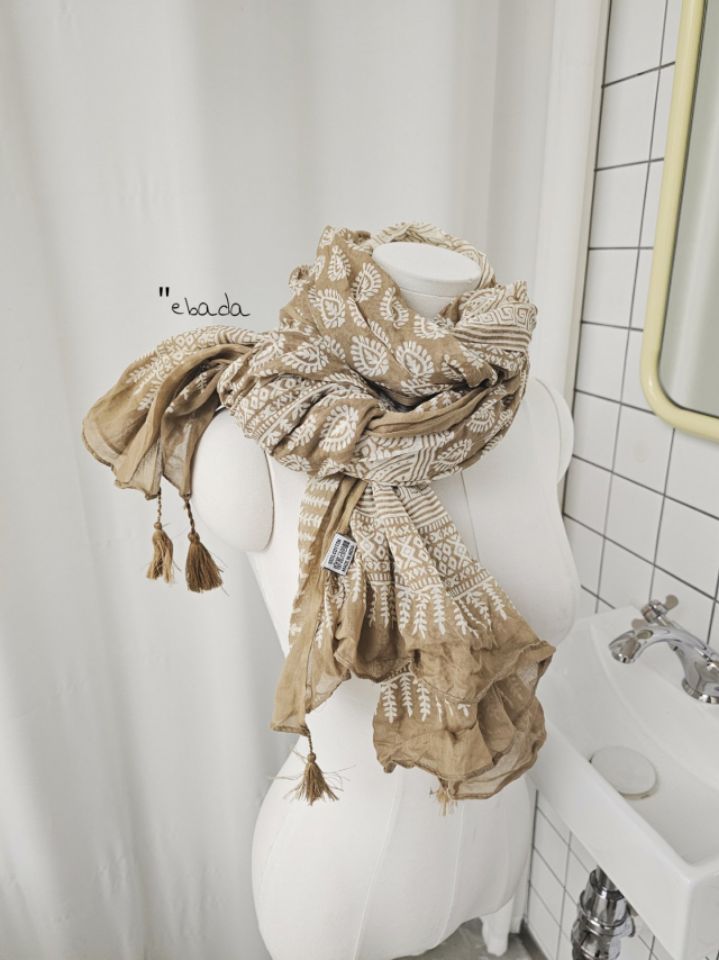 EBADA韓國代購女裝新款職業時尚休閑熱賣26春夏真品圍巾披肩EBADA圍巾/披肩