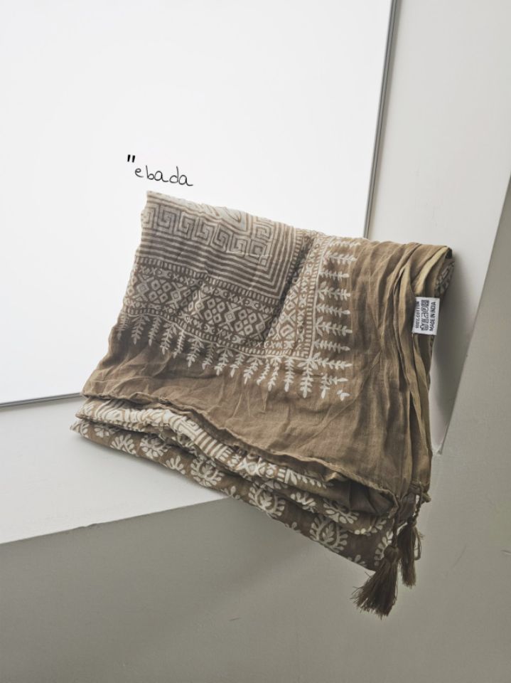 EBADA韓國代購女裝新款職業時尚休閑熱賣26春夏真品圍巾披肩EBADA圍巾/披肩