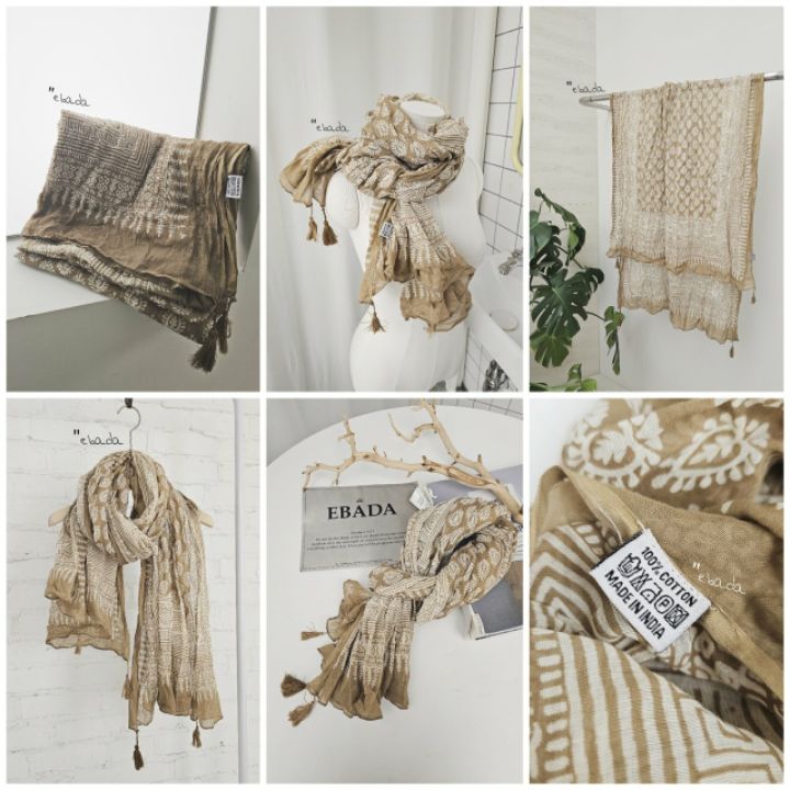 EBADA韓國代購女裝新款職業時尚休閑熱賣26春夏真品圍巾披肩EBADA圍巾/披肩