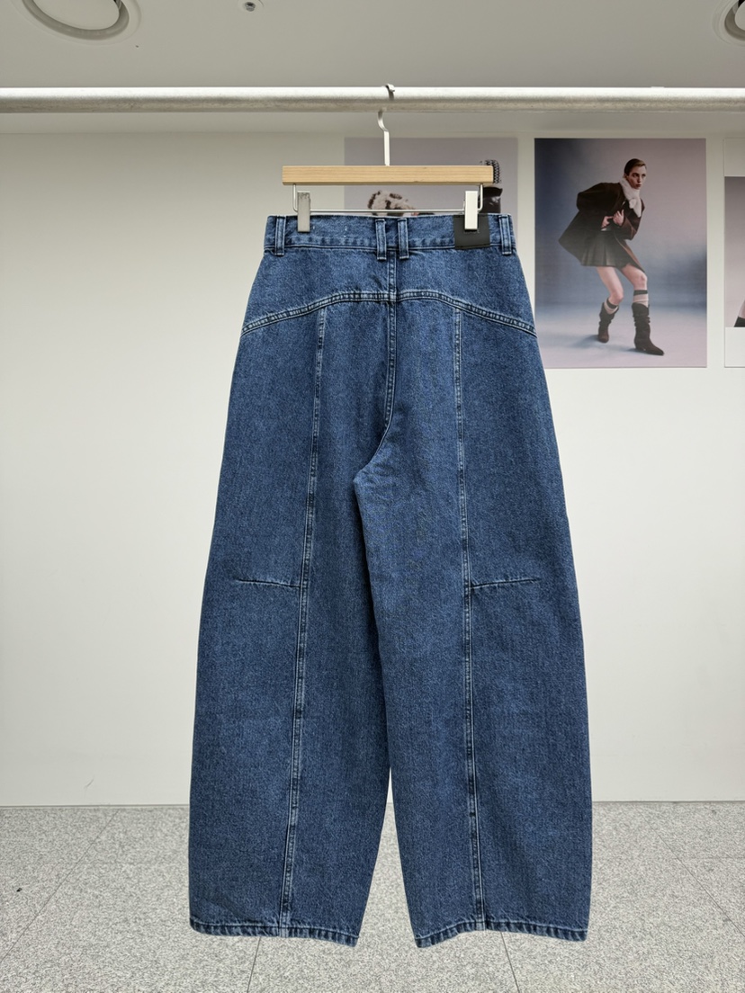 MADE-P東大門代購女裝新品推薦休閑26春夏真品職業牛仔褲MADE-P牛仔褲