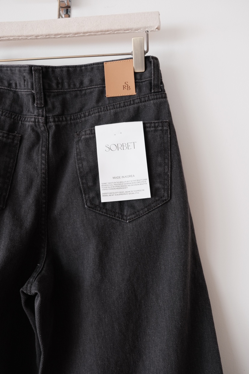 SORBET/FLAT WHITE韓國代購女裝新品推薦時尚休閑牛仔褲SORBET/FLAT WHITE牛仔褲