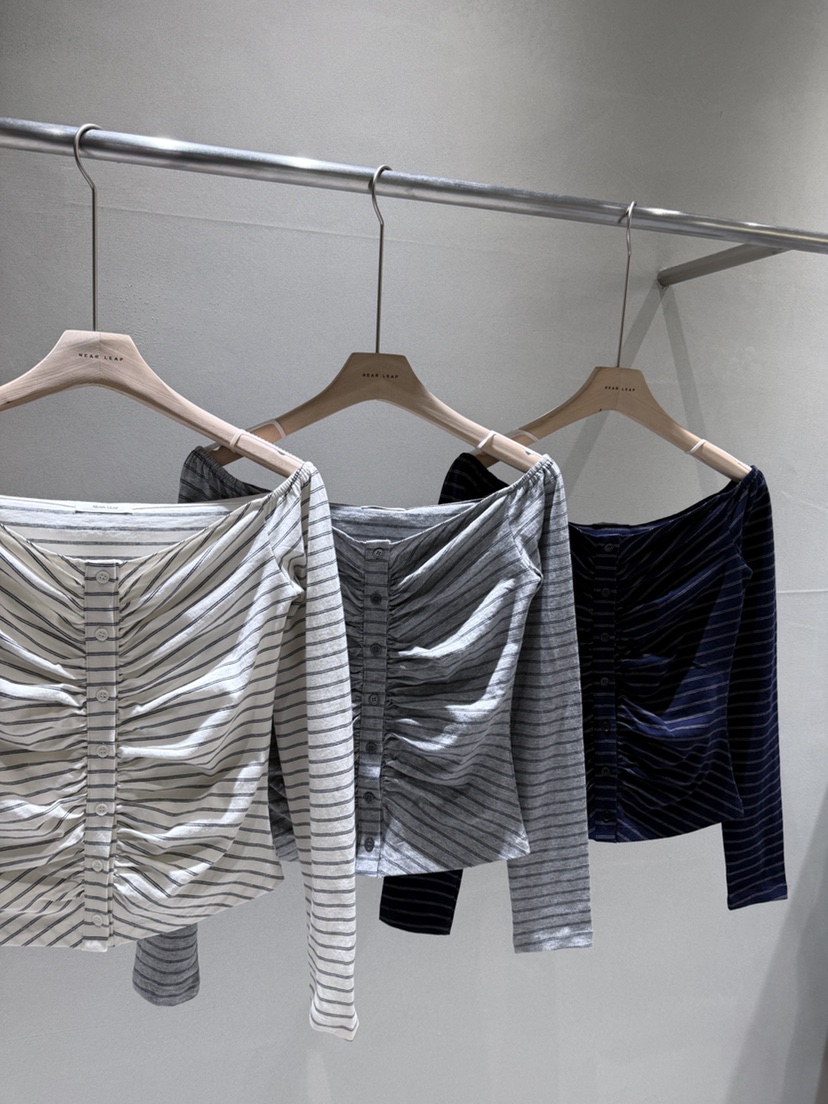 NEAR LEAP-P東大門實拍女裝新品真品熱賣推薦職業長袖T恤NEAR LEAP/The N:L長袖T恤