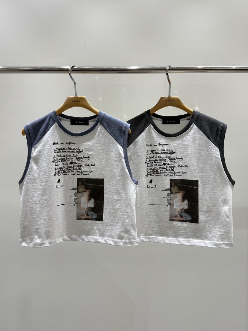 STAGE韓國代購女裝新款推薦熱賣休閑人氣26春夏時尚吊帶背心STAGE吊帶/背心