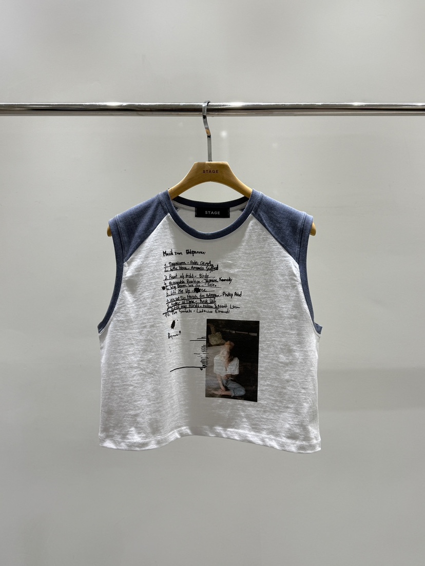 STAGE韓國代購女裝新款推薦熱賣休閑人氣26春夏時尚吊帶背心STAGE吊帶/背心圖色2