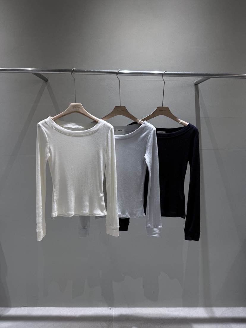 NEAR LEAP-P韓國直郵女裝新品真品人氣推薦長袖T恤船領NEAR LEAP/The N:L長袖T恤