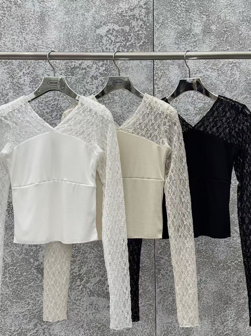 BADCALM東大門實拍女士新品26春夏人氣熱賣職業真品長袖T恤BADCALM長袖T恤