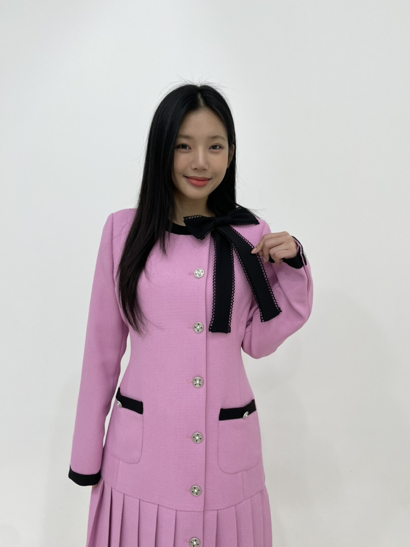 NAPKIN東大門代購女裝新款熱賣推薦26春夏真品連衣裙褶裥NAPKIN連衣裙