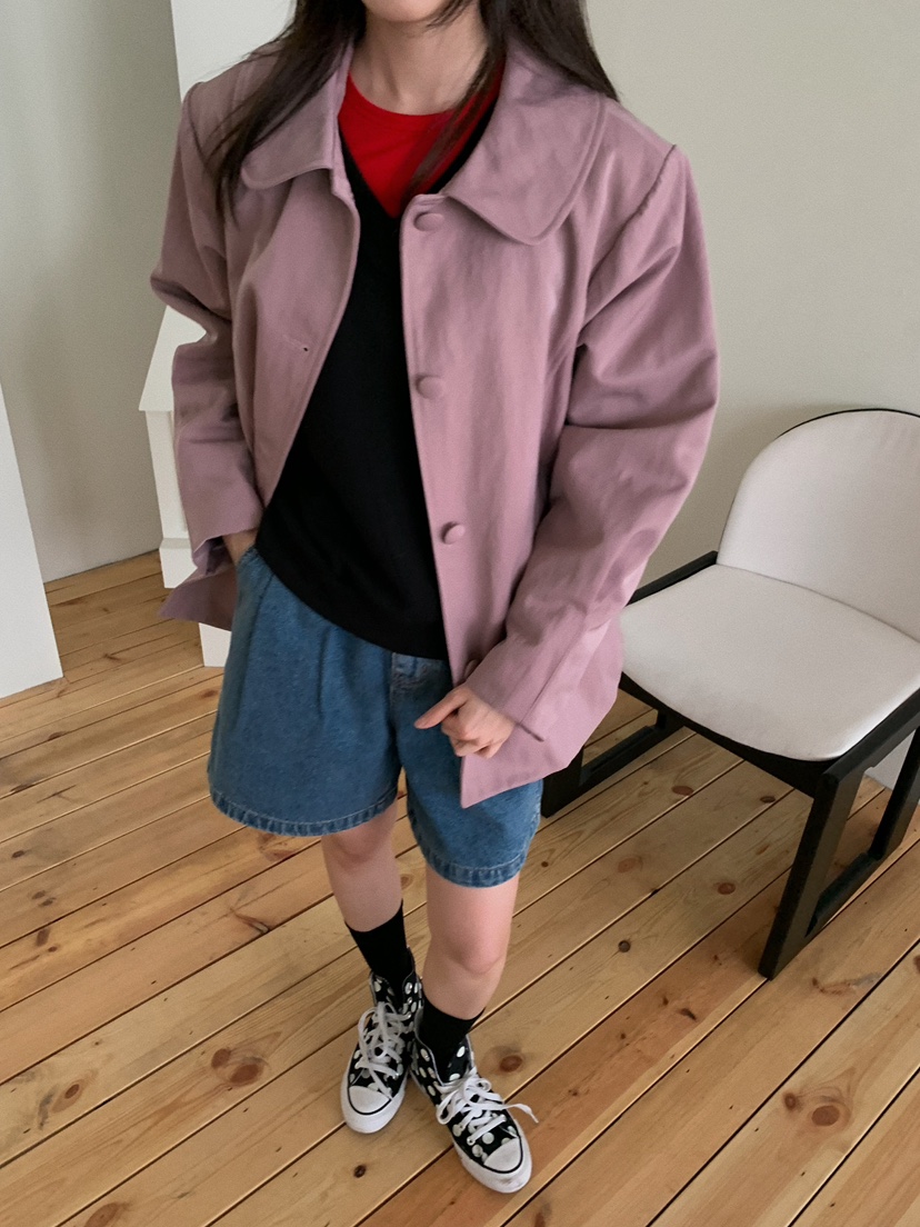 CAMEL-P韓國直郵女裝新款推薦夾克圓領Came_l 家夾克