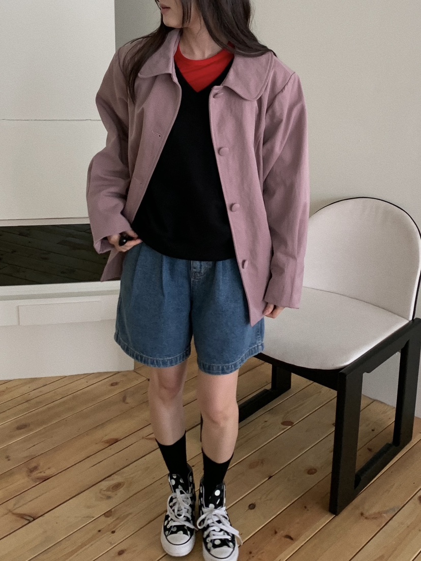 CAMEL-P韓國直郵女裝新款推薦夾克圓領Came_l 家夾克