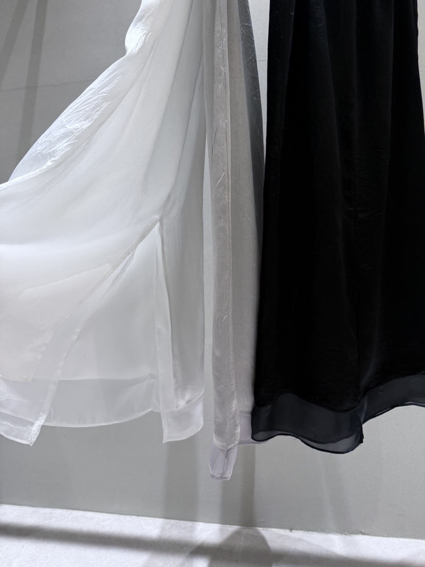 NEAR LEAP-P韓國代購女裝新款26春夏休閑真品長裙雙層緞面NEAR LEAP/The N:L長裙