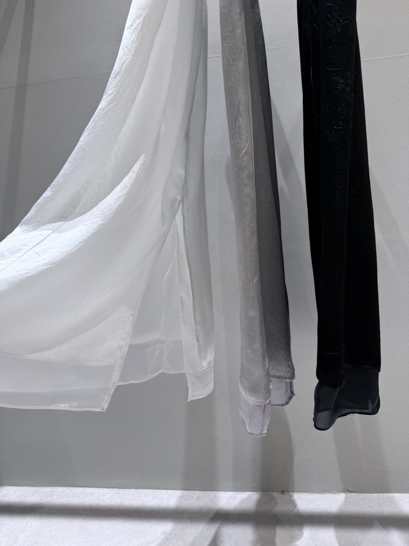 NEAR LEAP-P韓國代購女裝新款26春夏休閑真品長裙雙層緞面NEAR LEAP/The N:L長裙