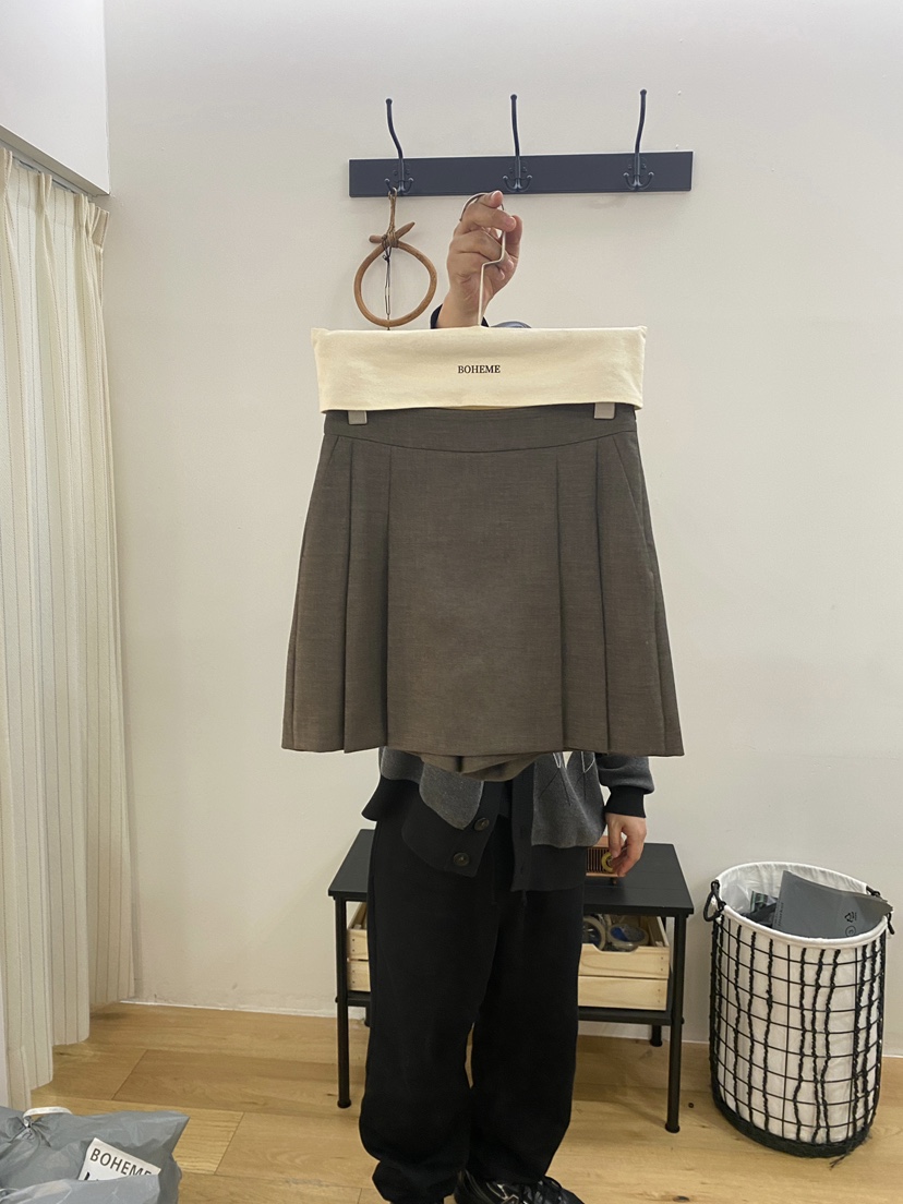 BOHEME東大門代購女裝新品推薦時尚26春夏人氣真品休閑裙褲BOHEME裙褲圖色2
