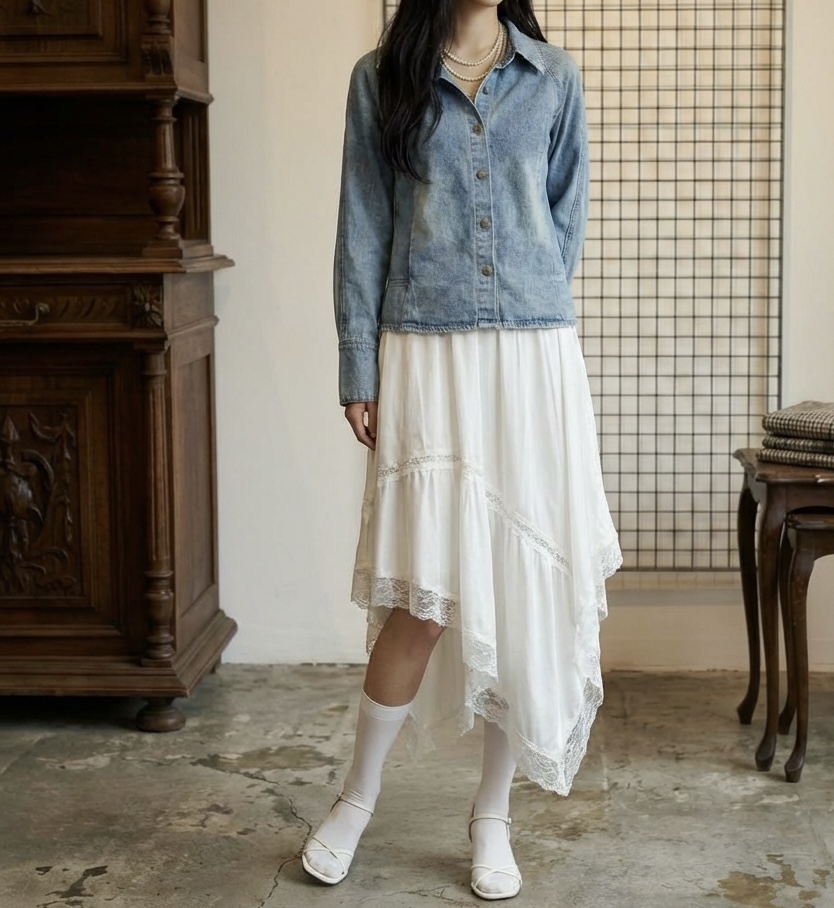 CORAL韓國代購女士新款休閑時尚職業推薦襯衫蕾絲衫不含項鏈CORAL襯衫/蕾絲衫