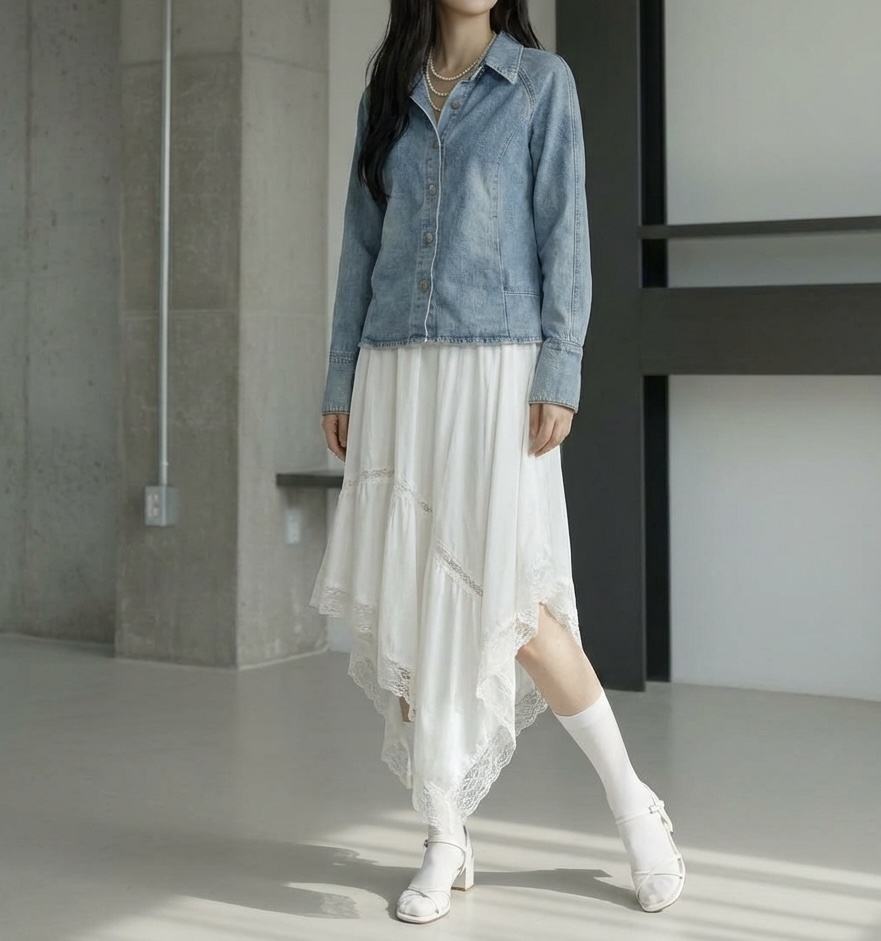 CORAL韓國代購女士新款休閑時尚職業推薦襯衫蕾絲衫不含項鏈CORAL襯衫/蕾絲衫