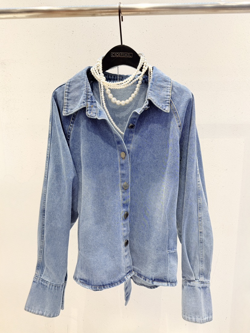 CORAL韓國代購女士新款休閑時尚職業推薦襯衫蕾絲衫不含項鏈CORAL襯衫/蕾絲衫圖色1