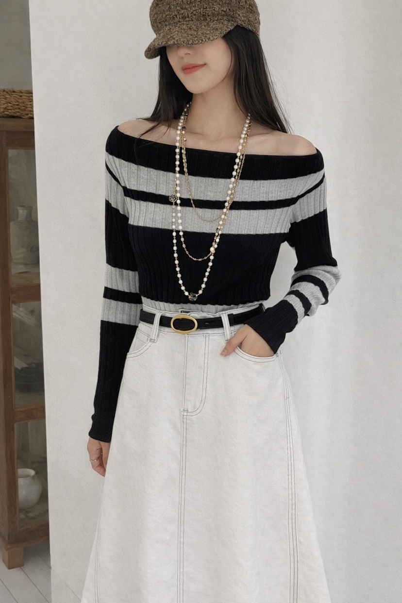 CORAL東大門直郵女士新品推薦26春夏熱賣真品針織衫不含項鏈CORAL針織衫