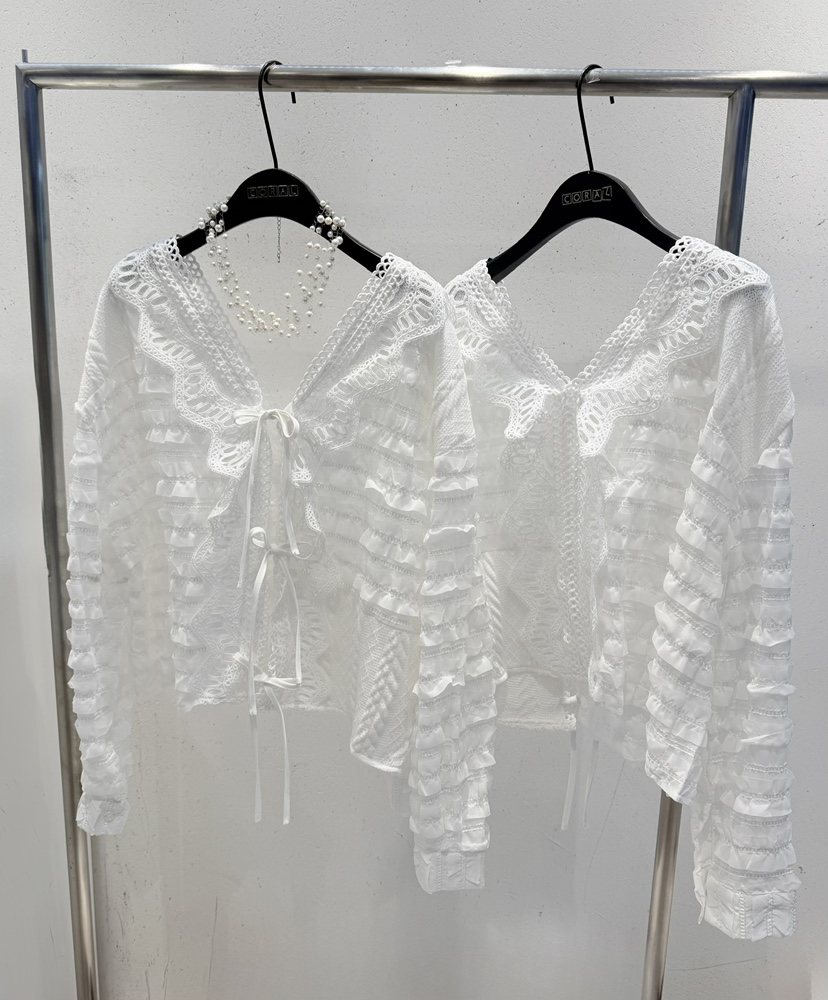 CORAL東大門代購女裝新品真品26春夏人氣職業推薦襯衫蕾絲衫CORAL襯衫/蕾絲衫