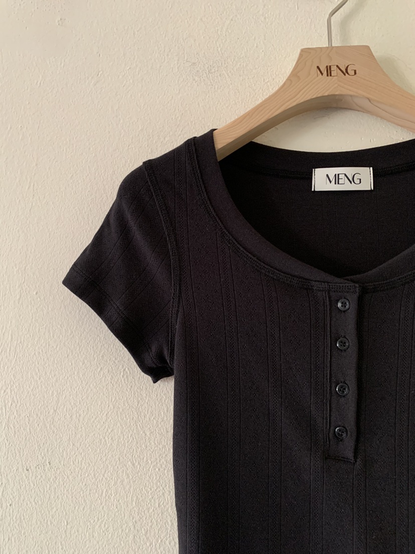 MENG東大門實拍女裝新品推薦時尚職業人氣休閑26春夏熱賣T恤MENGT恤