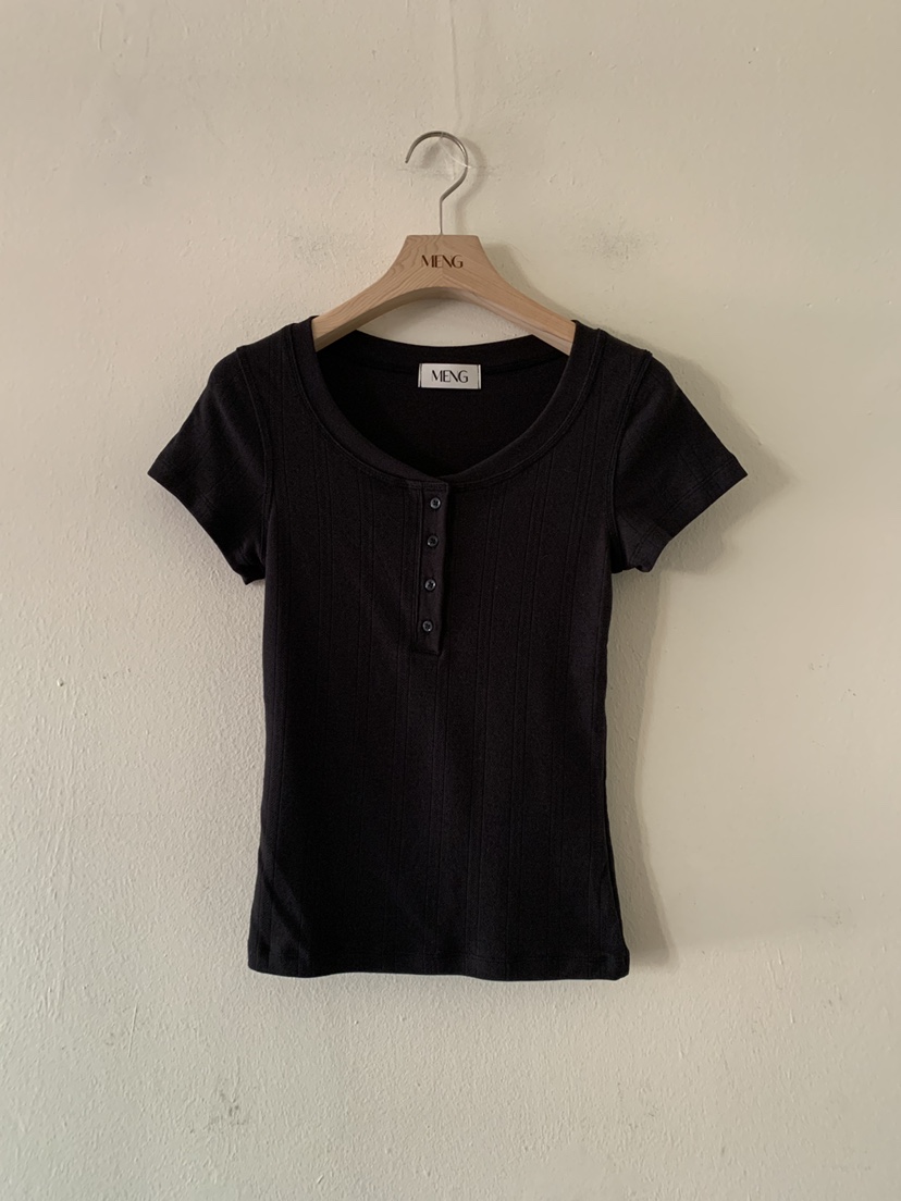 MENG東大門實拍女裝新品推薦時尚職業人氣休閑26春夏熱賣T恤MENGT恤圖色2