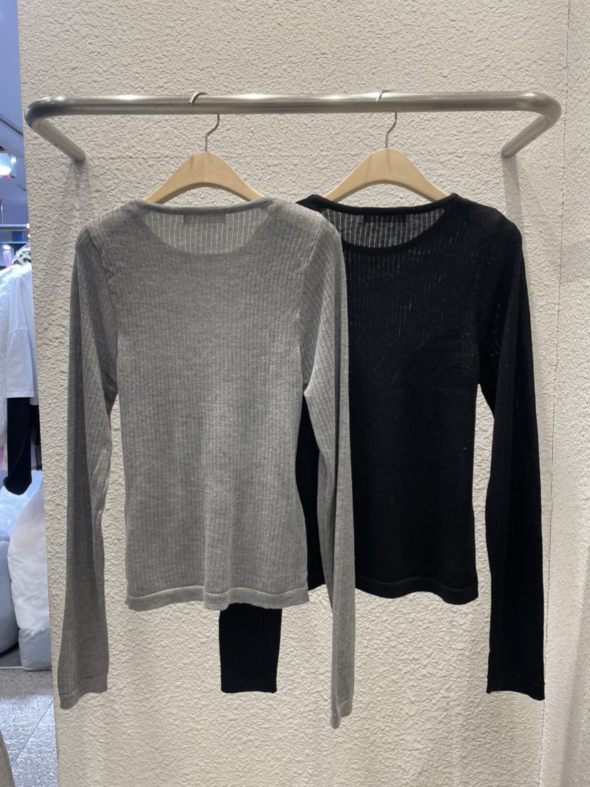 BABEL東大門實拍女士新款休閑26春夏真品人氣針織衫雙層羅紋BABEL針織衫