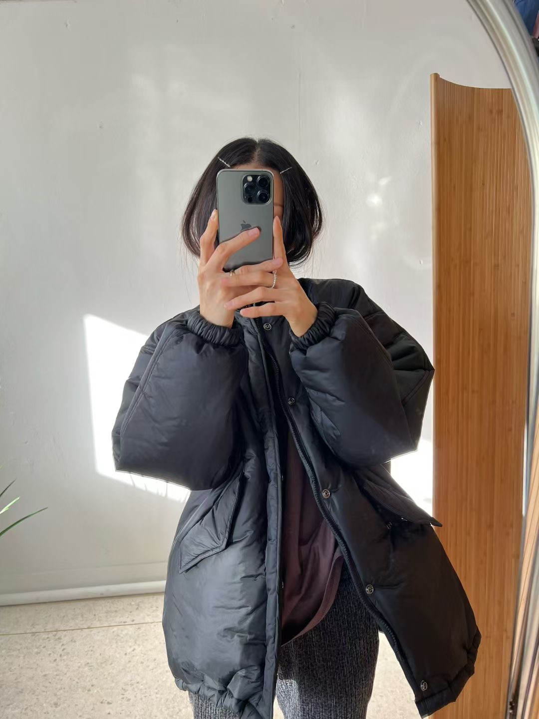 BRICK東大門直郵女士新款時尚休閑職業人氣26春夏短款棉服填充BRICK短款棉服