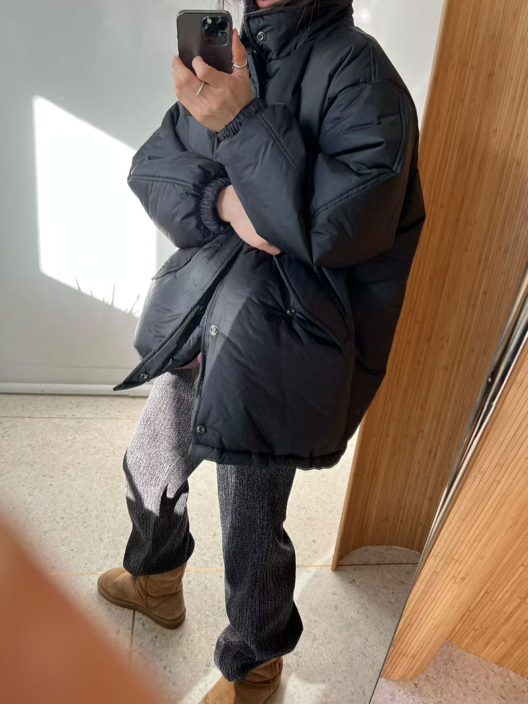 BRICK東大門直郵女士新款時尚休閑職業人氣26春夏短款棉服填充BRICK短款棉服