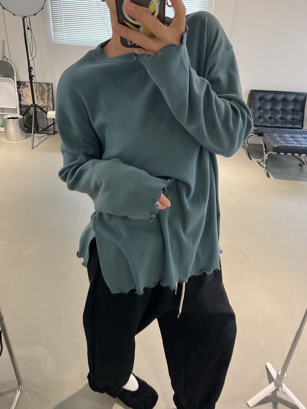 BRICK韓國代購女裝新品熱賣推薦休閑真品職業時尚長袖T恤BRICK長袖T恤