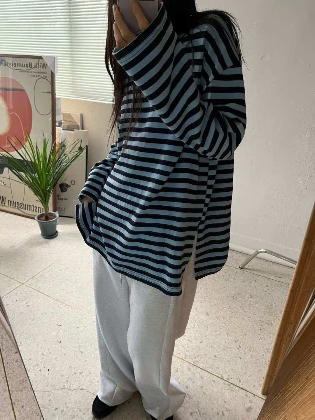 BRICK東大門代購女裝新款真品26春夏職業休閑推薦長袖T恤BRICK長袖T恤