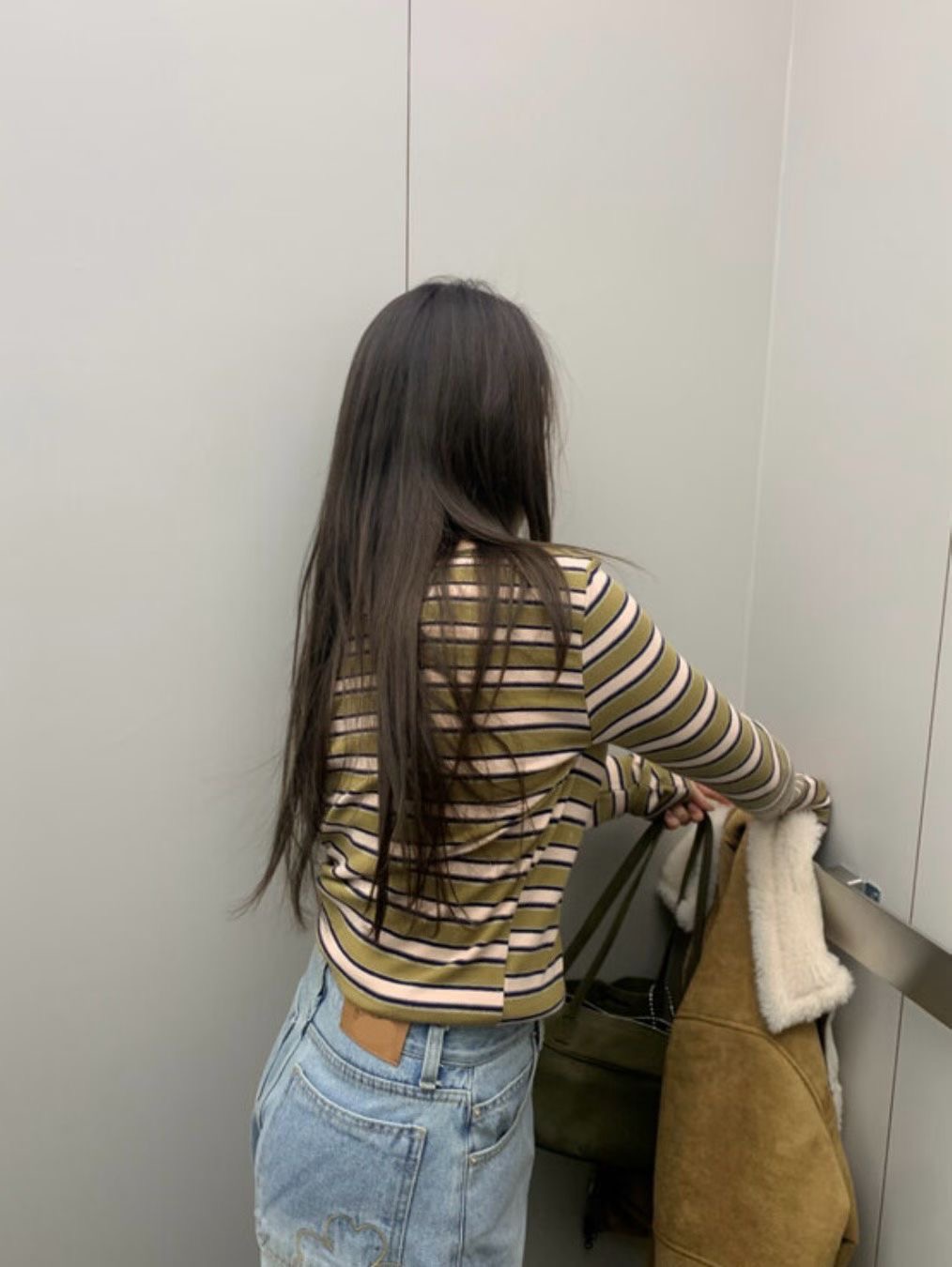 BRICK韓國直郵女裝新品真品職業推薦時尚休閑熱賣長袖T恤BRICK長袖T恤