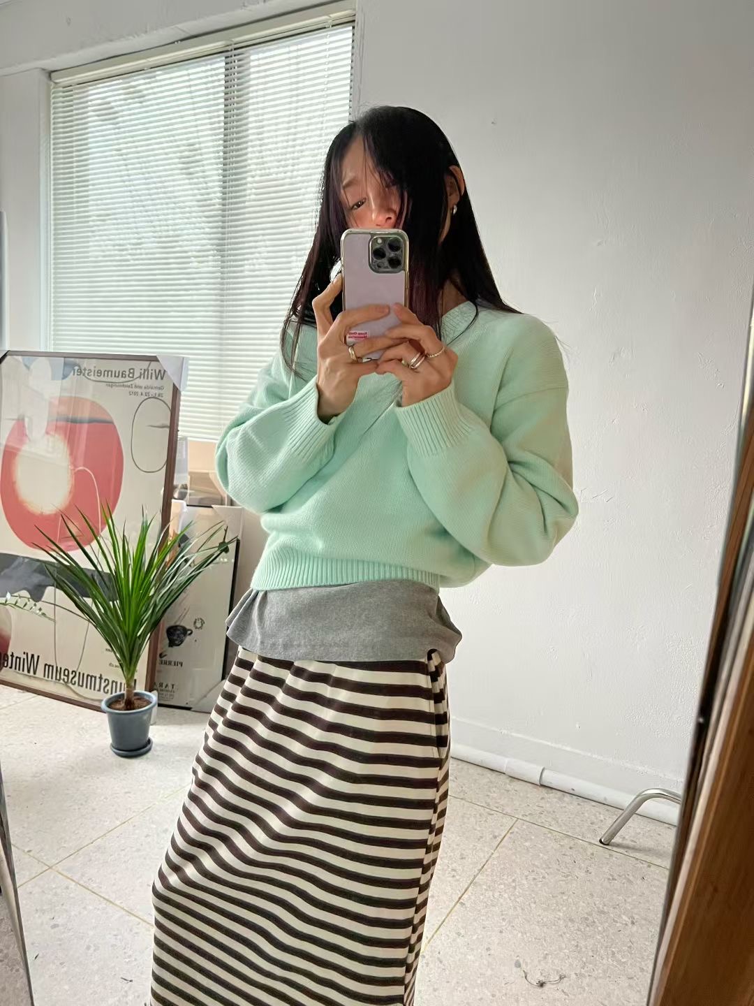 BRICK東大門直郵女裝新款休閑人氣推薦職業26春夏真品長裙BRICK長裙