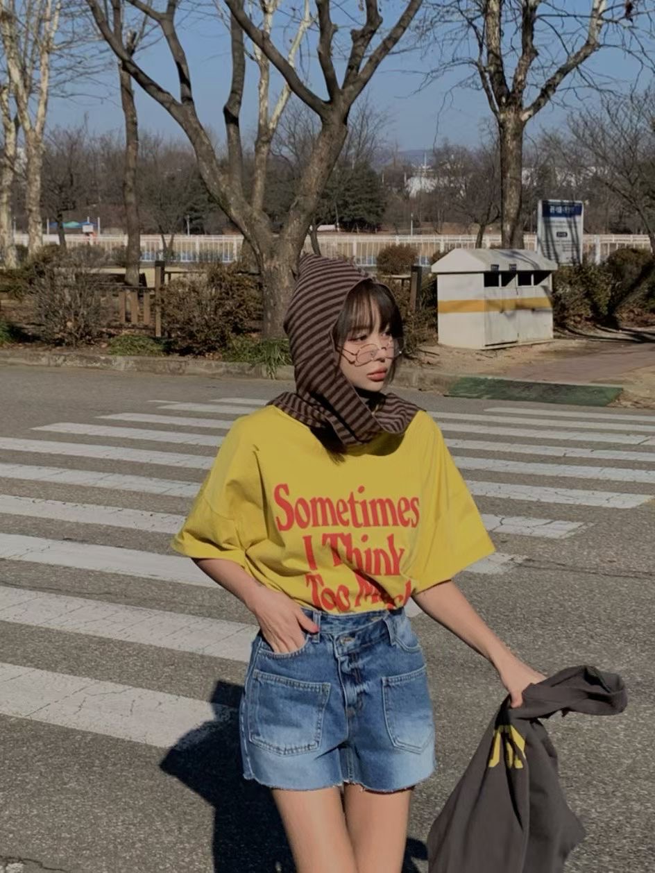 BRICK東大門代購女裝新品休閑真品時尚人氣職業26春夏T恤BRICKT恤