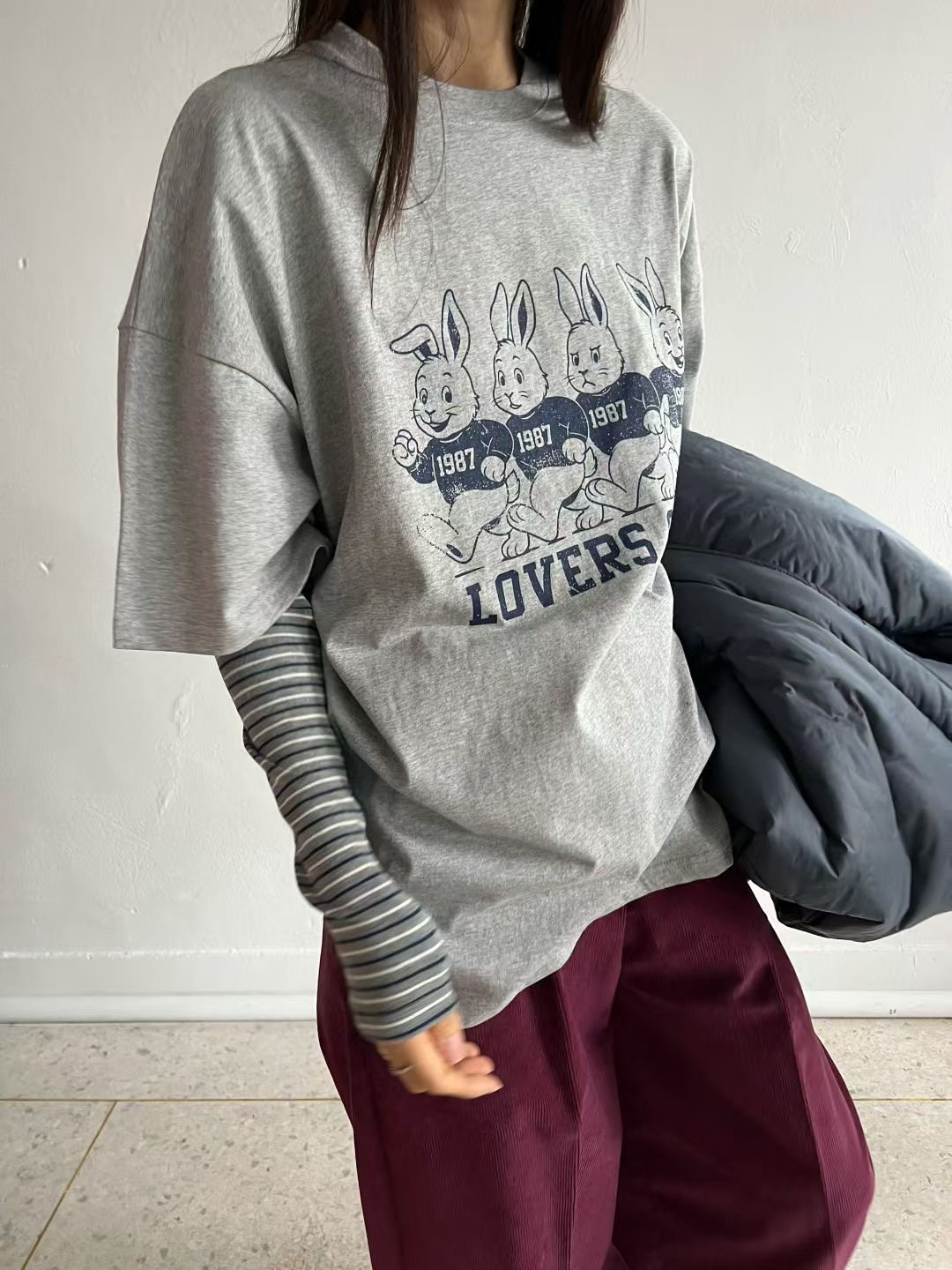 BRICK東大門直郵女士新款人氣推薦熱賣真品休閑26春夏長袖T恤BRICK長袖T恤