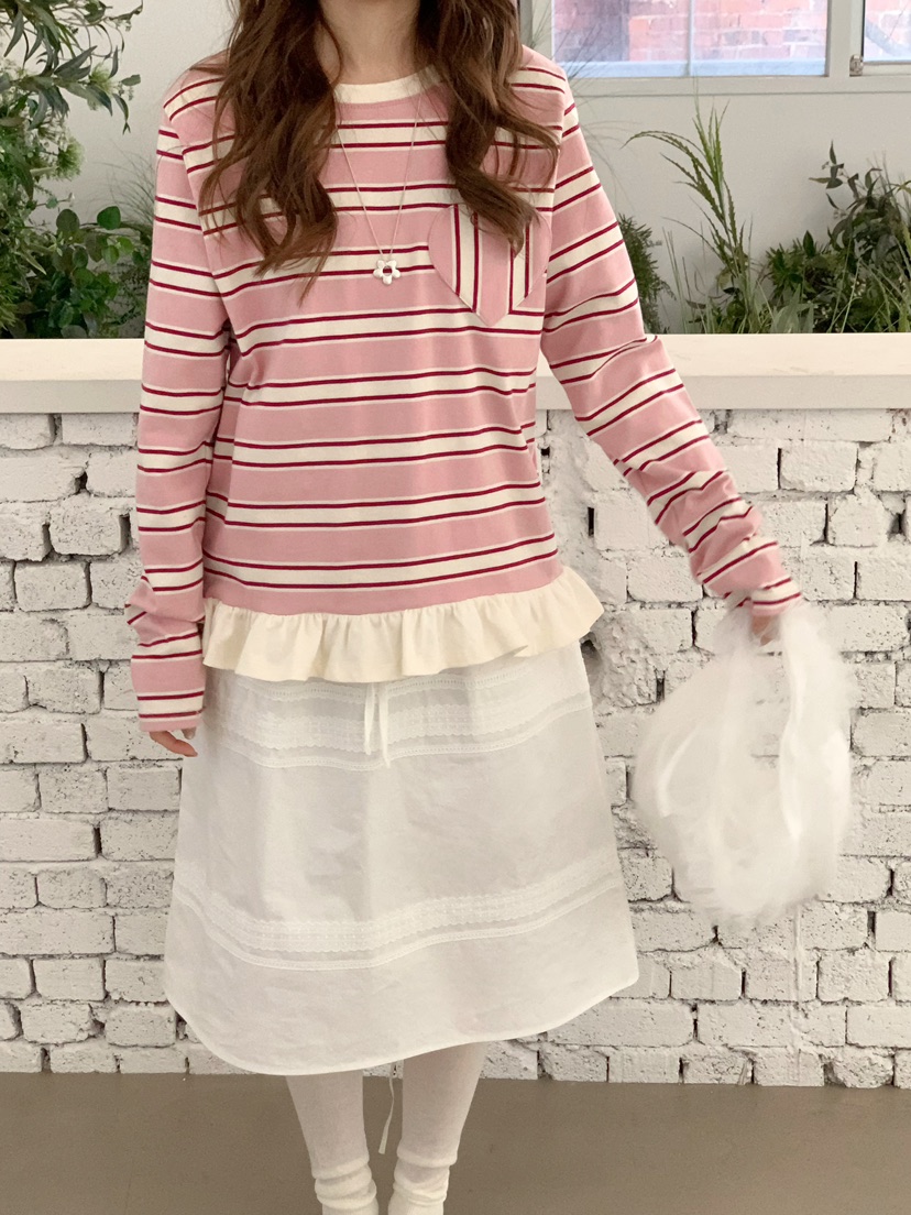 BEFORE SUNRISE韓國直郵女士新品人氣熱賣半身裙中短裙蕾絲BEFORE SUNRISE半身裙/中短裙