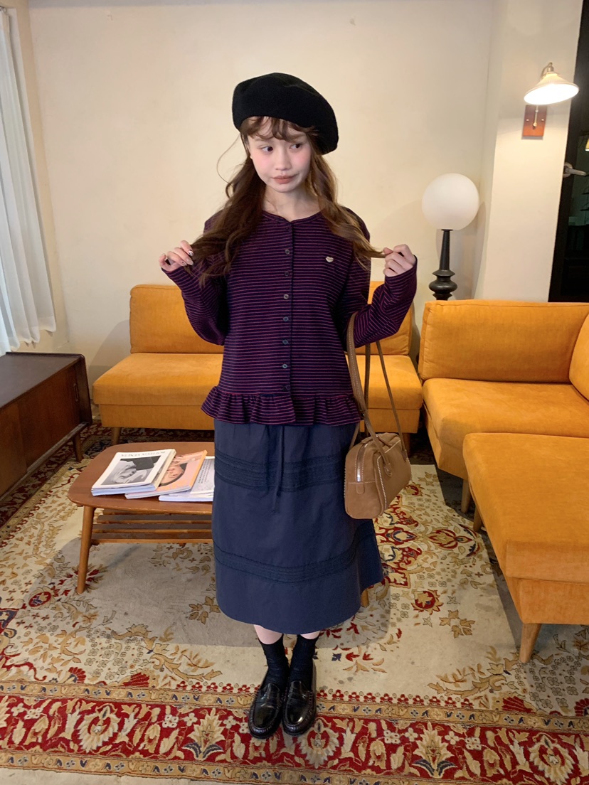 BEFORE SUNRISE韓國直郵女士新品人氣熱賣半身裙中短裙蕾絲BEFORE SUNRISE半身裙/中短裙