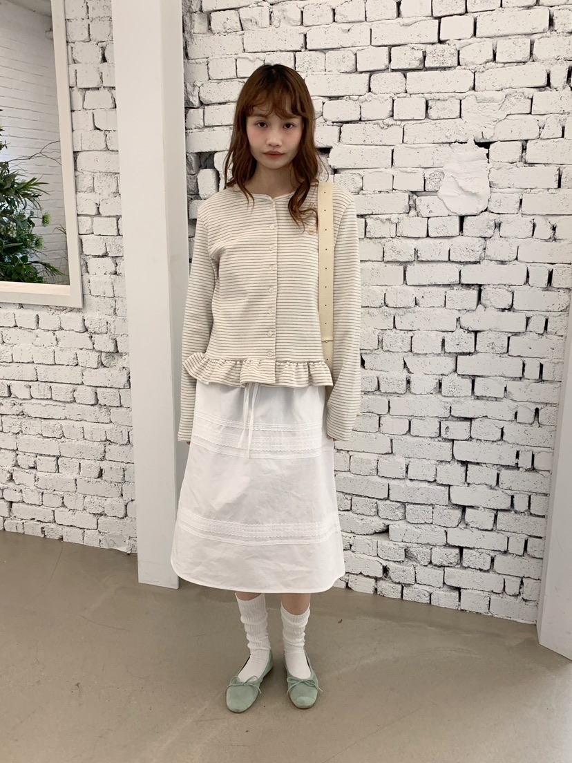 BEFORE SUNRISE韓國直郵女士新品人氣熱賣半身裙中短裙蕾絲BEFORE SUNRISE半身裙/中短裙