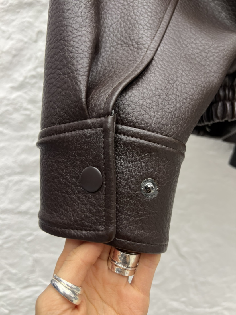 NOVUS東大門實拍女士新款26春夏推薦職業真品休閑皮衣皮革NOVUS皮衣