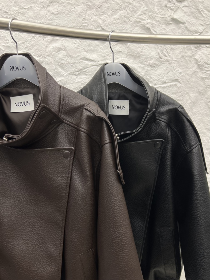 NOVUS東大門實拍女士新款26春夏推薦職業真品休閑皮衣皮革NOVUS皮衣