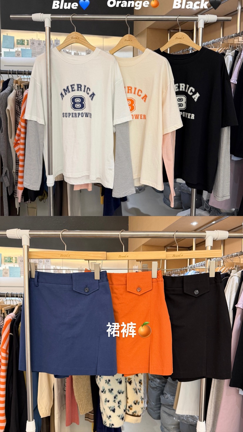 BOUND.A韓國代購女士新款職業休閑熱賣時尚真品裙褲棉質BOUND.A裙褲