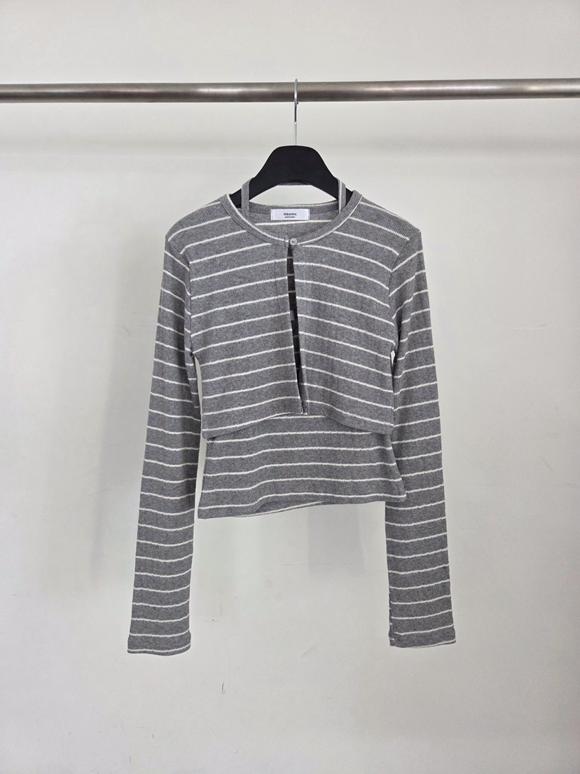 VERANDA東大門實拍女裝新品推薦人氣熱賣26春夏休閑套裝開衫VERANDA套裝圖色2