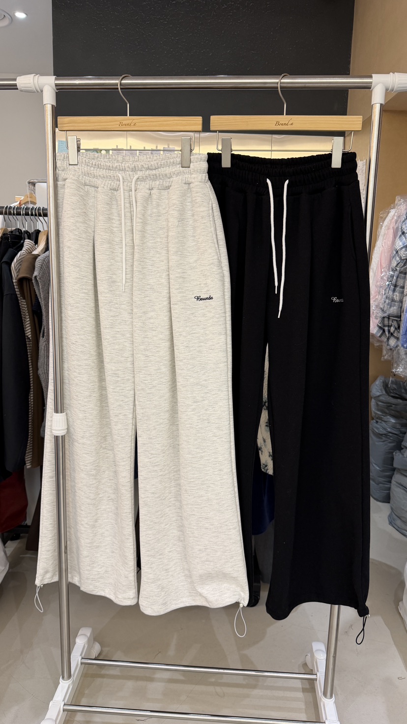 BOUND.A東大門直郵女裝新款熱賣休閑職業26春夏休閑褲刺繡BOUND.A休閑褲