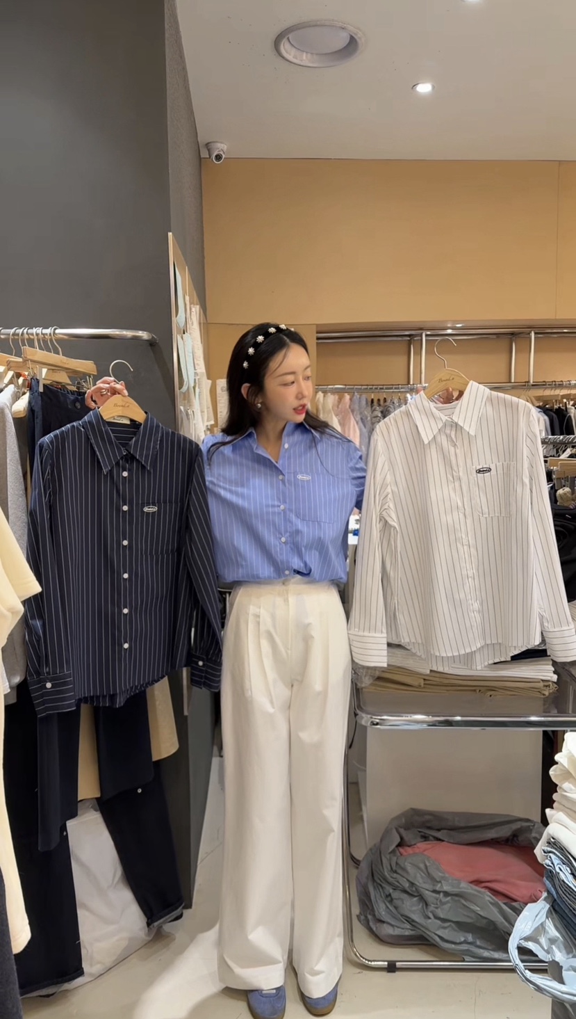 BOUND.A韓國直郵女士新品熱賣人氣時尚26春夏襯衫蕾絲衫BOUND.A襯衫/蕾絲衫