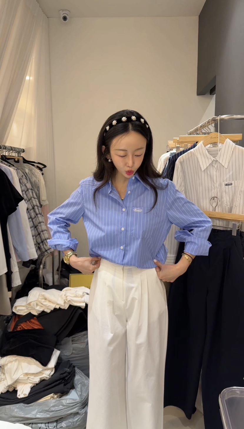 BOUND.A韓國直郵女士新品熱賣人氣時尚26春夏襯衫蕾絲衫BOUND.A襯衫/蕾絲衫