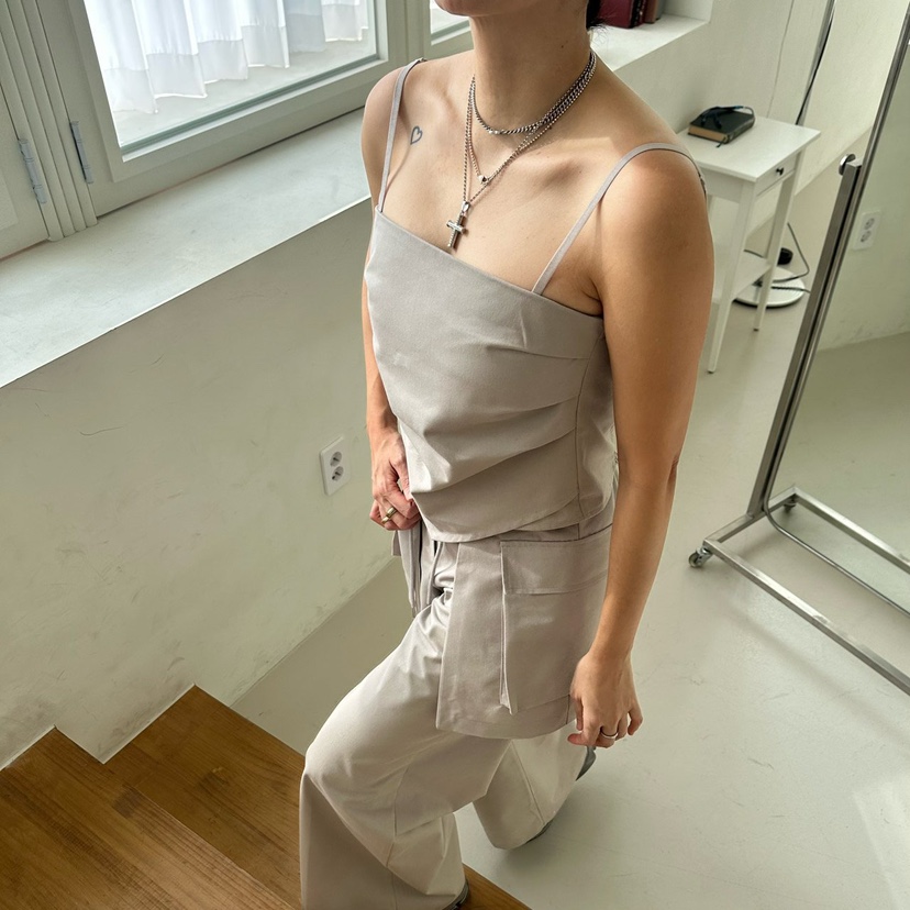 SOUIT東大門實拍女裝新款職業推薦26春夏人氣真品熱賣休閑褲SOUIT by mabel-L休閑褲