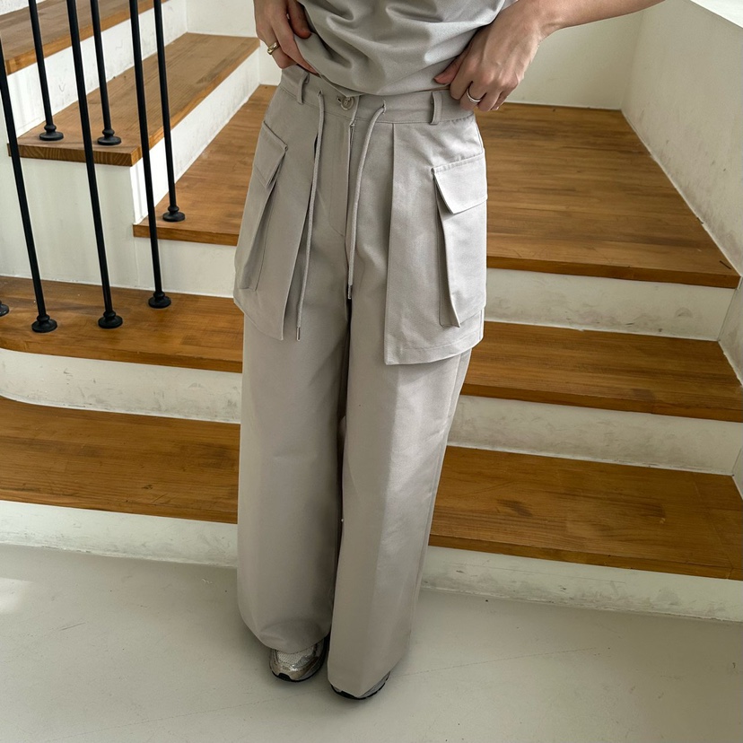 SOUIT東大門實拍女裝新款職業推薦26春夏人氣真品熱賣休閑褲SOUIT by mabel-L休閑褲圖色1