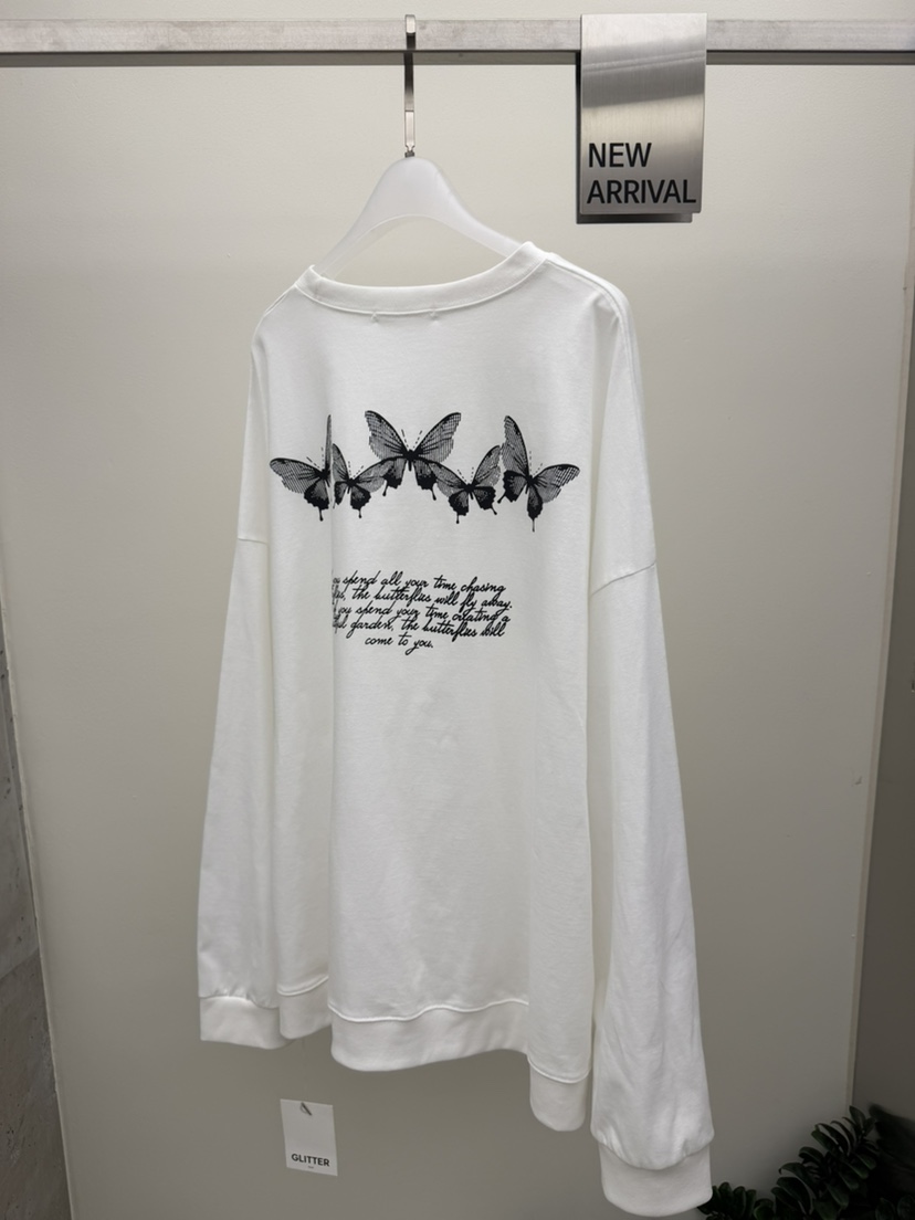GLITTER東大門代購女裝新款推薦職業26春夏熱賣人氣長袖T恤GLITTER長袖T恤