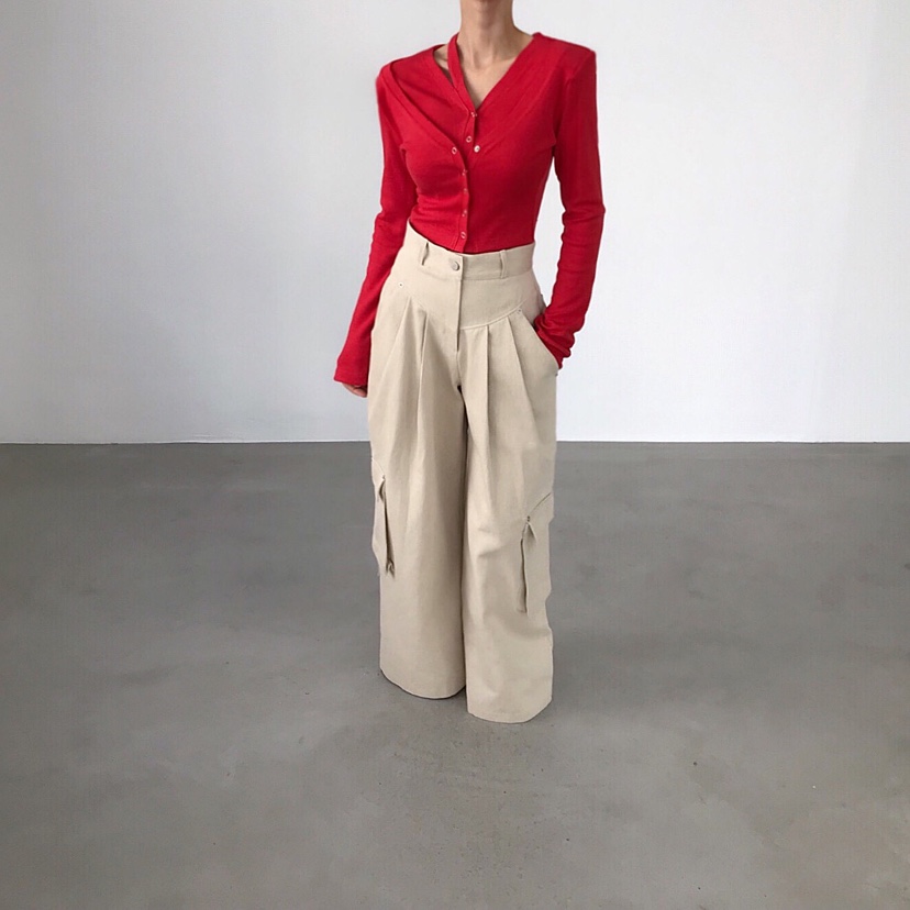 2TWO MOON東大門實拍女裝新款熱賣推薦職業長袖T恤雙層開衫2TWO MOON長袖T恤